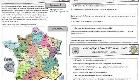 Carte de france cm1 - altoservices