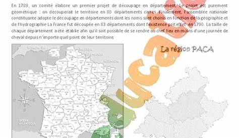 MAJ : Géographie CM1, régions, départements | La trousse de sobelle