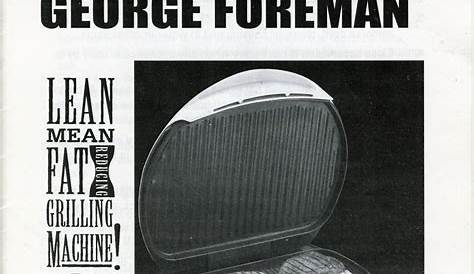 George Foreman Rotisserie Manual