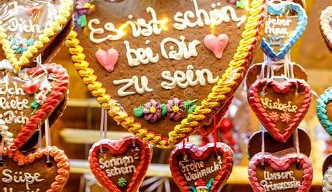 German Christmas Gingerbread Hearts