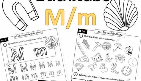 Materialpaket: M m Monster | Silbenlesen, Silben lesen, Vorschule