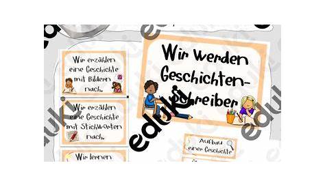 Grundschule Unterrichtsmaterial Deutsch Schreiben innen Geschichten