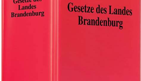 Gesetze des Landes Brandenburg von Hans-Jochen Knöll | ISBN 978-3-406