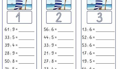 matheaufgaben klasse 3 mal und geteilt Multiplikation division klasse 5