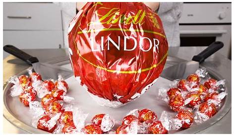 A giant Lindt LINDOR chocolate ball, well a ball that looks like a