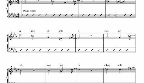 Giant Steps 2chorus solo sheet music for Piano, Tenor Saxophone, Bass
