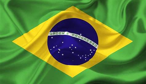 Gifs animados da bandeira e mapa do Brasil em movimento