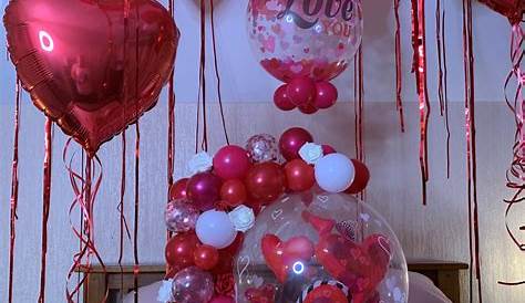 Gift Valentine Ballons With Cupcakes Decoration Reversible 's Day Balloon Bouquet Side