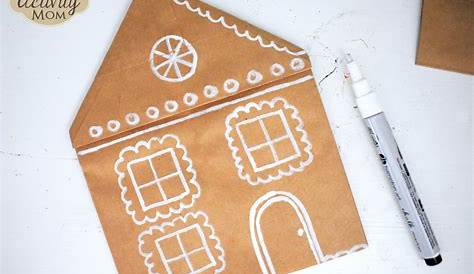 Gingerbread House Paper Bag Craft