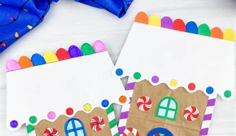 Gingerbread House Paper Bag Gift Wrap Idea