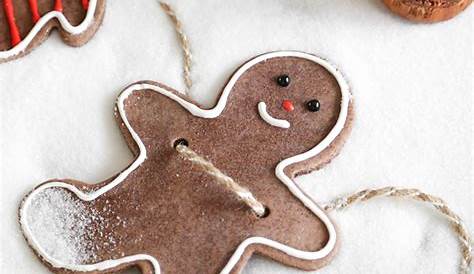 Gingerbread Salt Dough Ornaments Christmas