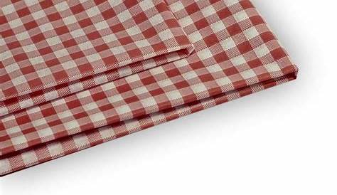 Gingham Red on Kraft - Wholesale Tissue Paper Designs - Made in USA