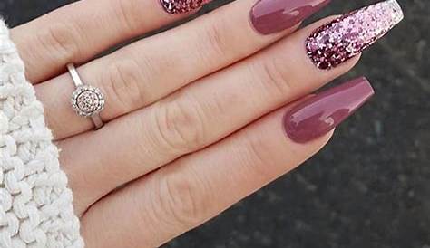 Glitter Classy Coffin Nails 44 Long Design To Rock Your Days! Fashionsum
