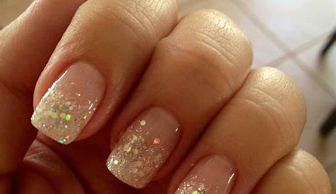 Glitter Nail Tip Designs The Perfect French Fade Mani! French Gel Gel