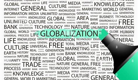 Globalization word cloud Stock Photo - Alamy