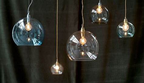 Suspension 5 globes en verre fumé noir et ambré Johnson | Maisons du Monde