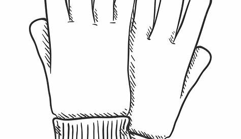 Black/white Gloves
