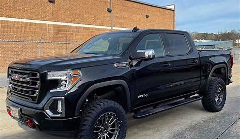 2020 GMC Sierra AT4 equipped with a Fabtech 4” Lift Kit in 2021 Gmc