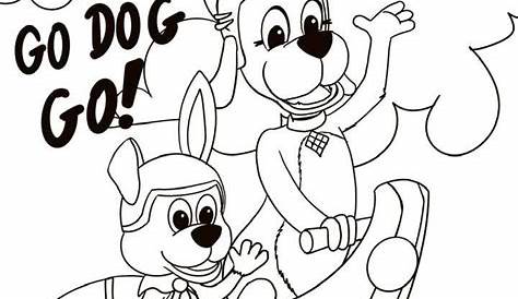 Go Dog Go Coloring Pges Artwork by Ken Turner - XColorings.com