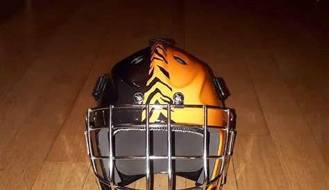 custom goalie helmet front view – Big Dog Vehicle Wraps & Window