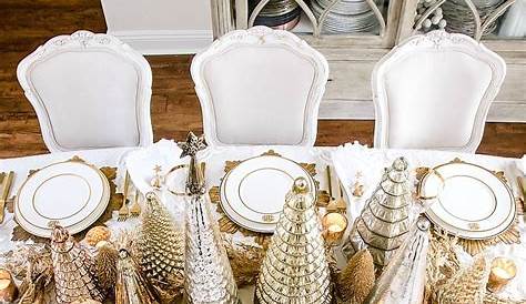 Gold Christmas Table Decoration Ideas