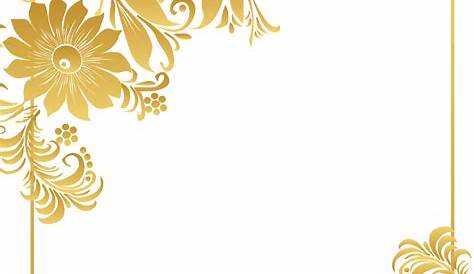 Golden Frame PNG Images Transparent Free Download | PNGMart