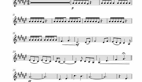 Golden Hour Clarinet Sheet Music