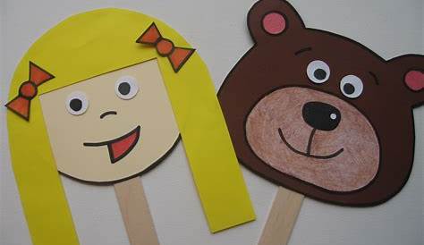 Goldilocks and the Three Bears Spoon Puppets Messy Little Monster