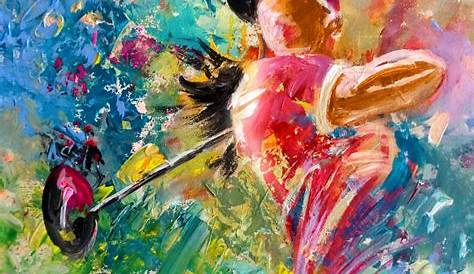 178 best Golf art and painting images on Pinterest | Golf art, Acrylics