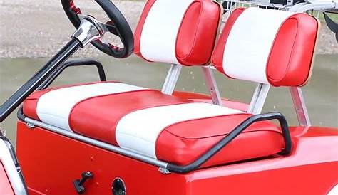 Club Car DS Series (79-99) Golf Cart Front Seat Complete Set: Designer