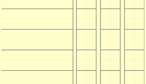 Downloadable Printable Blank Golf Scorecard Template