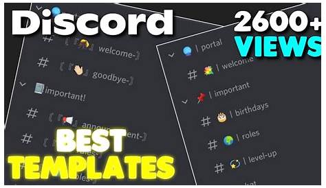 Top 5 Best Discord Server Templates You Must Try! - YouTube