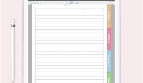 Goodnotes Notebook Templates Free Pdf