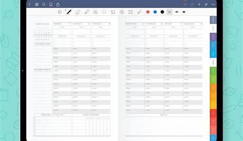 GoodNotes Planner Templates free for You Make your own planner