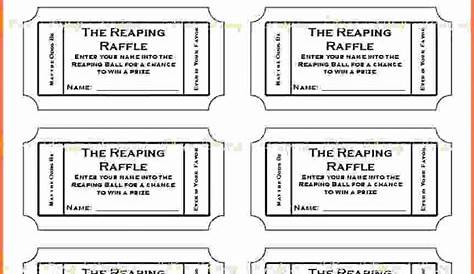45+ Free Raffle Ticket Templates Make Your Own Tickets