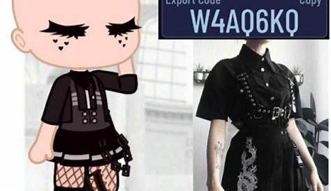 How To Make Goth Gacha Club Outfits - Gameinstants
