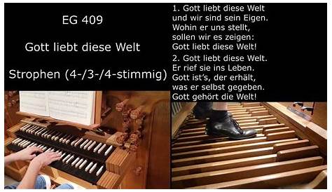 Gott liebt diese Welt EG 409 / GL 464 Christliches Lied zum Mitsingen