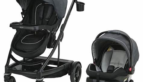 Graco Uno2duo Travel System Baby Single Double Stroller & Infant Car Seat