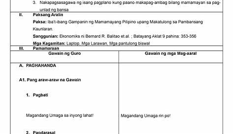 Araling Panlipunan 9 Modyul 1: Kahulugan ng Ekonomiks sa Pang-araw-araw