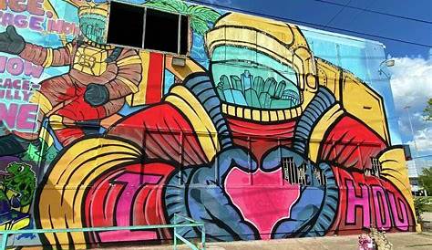Graffiti wall art in Houston, Texas | Houston street art, Graffiti wall