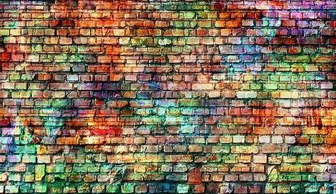 Graffiti Cartoon Brick Wall Backgrounds