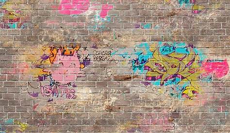 Old graffiti brick wall background texture Stock Photo | Adobe Stock