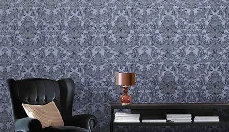 Blue Argyle Wallpaper - Geometric Wall Coverings by Graham Brown