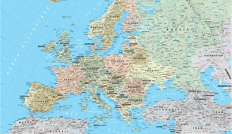 Europe : Carte avec les principautés