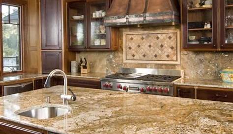 Granite Countertops With Backsplash Pictures Of Kitchen And es