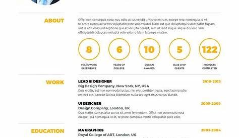 Graphics Designer Resume Profile 2 Page Professional Simple Graphic Template Etsy Uk