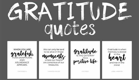 Gratitude Quotes List 5 Tips For Your Perfect Grateful