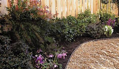 Gravel Walkway Edging Ideas Paths By Bsw Side Yard Landscaping Backyard Landscaping Designs