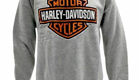Gray Harley Davidson Sweatshirt