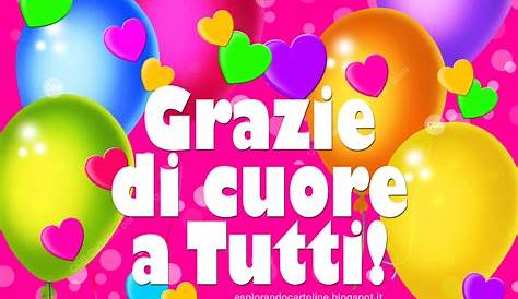 Cartoline di grazie - Grazie a tutti per gli auguri di compleanno